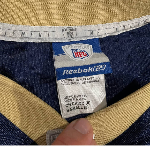 Marshall Faulk #28 St. Louis Rams Reebok NFL Jersey Size S - Picture 4 of 9